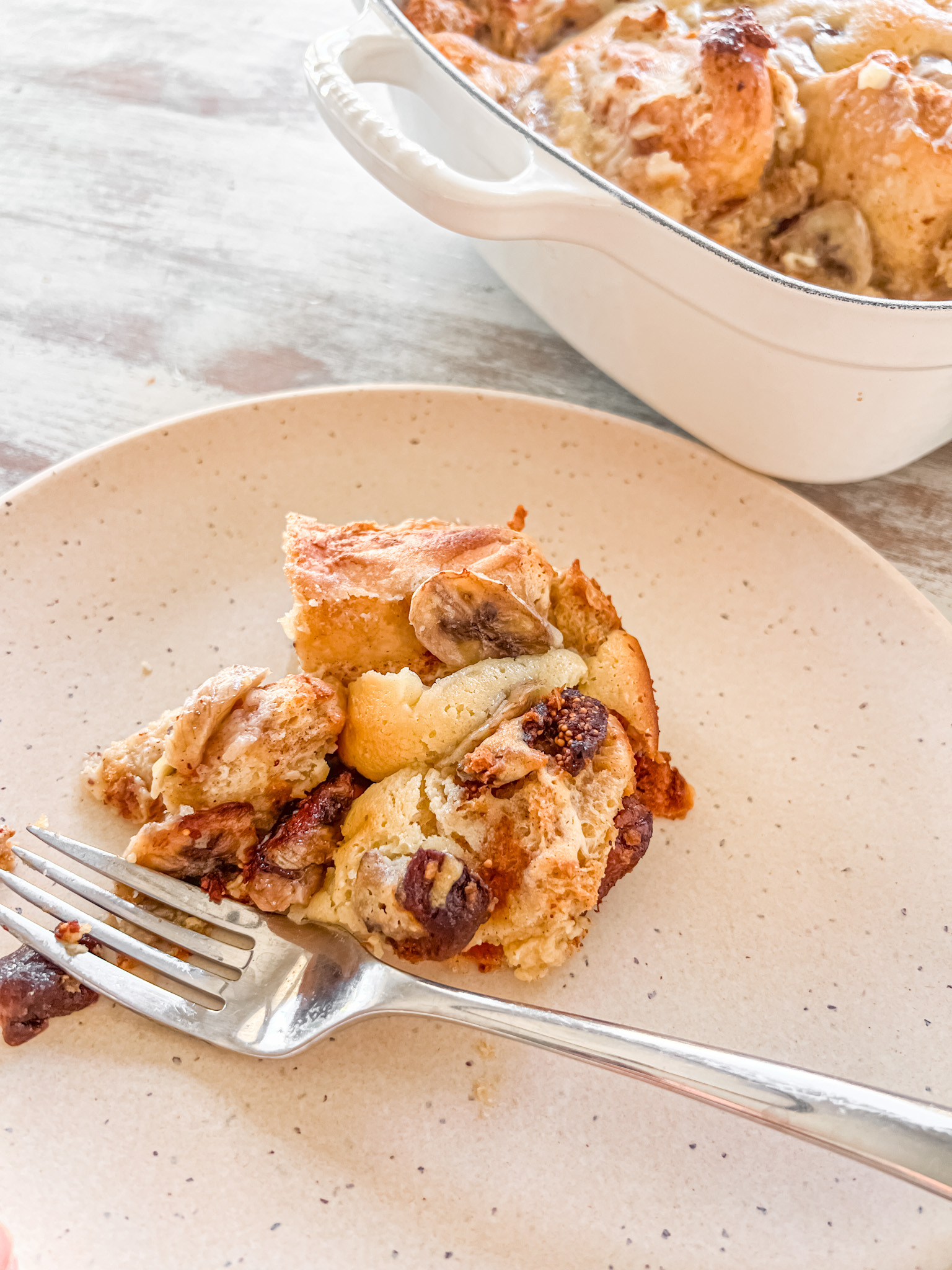 Fig French Toast Sweetened Condensed Milk Banana Crumble