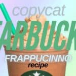 copycat starbucks frappucinno