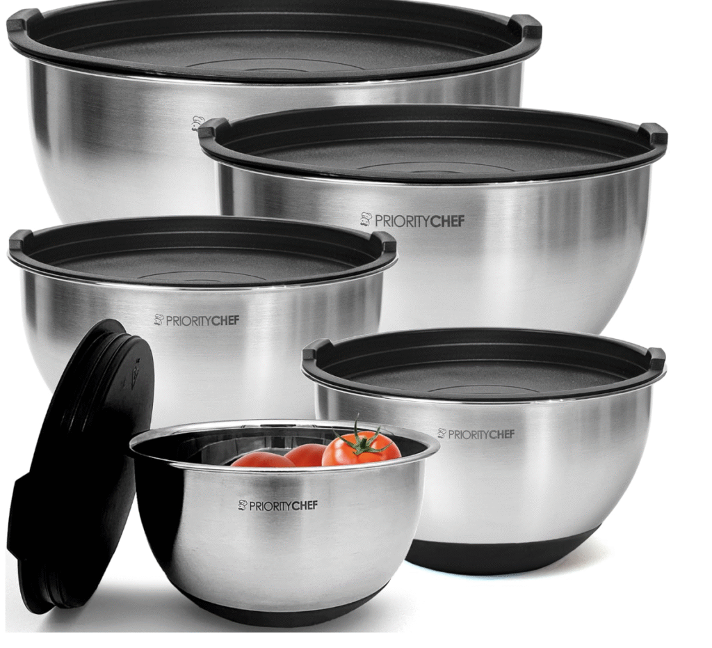 stainless steel mixing bowls