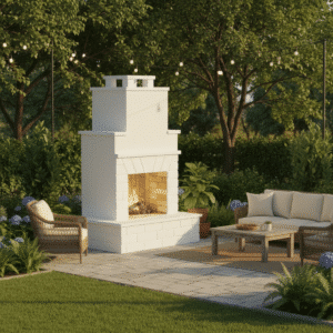 DIY Outdoor Fireplace Building Plans